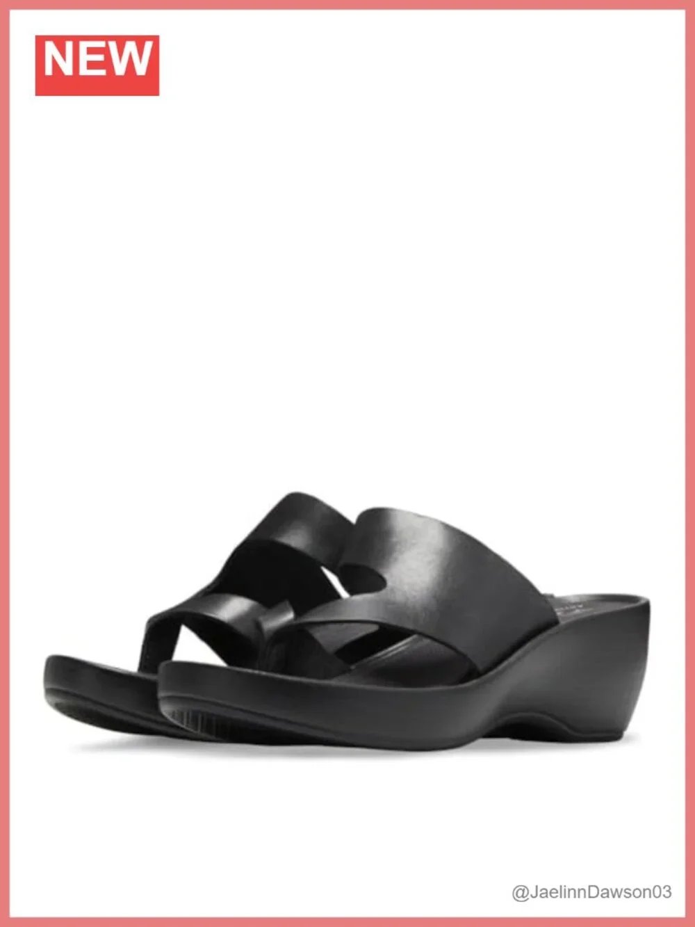 Women's Leather Wedge Sandals Cushioned Slingback
